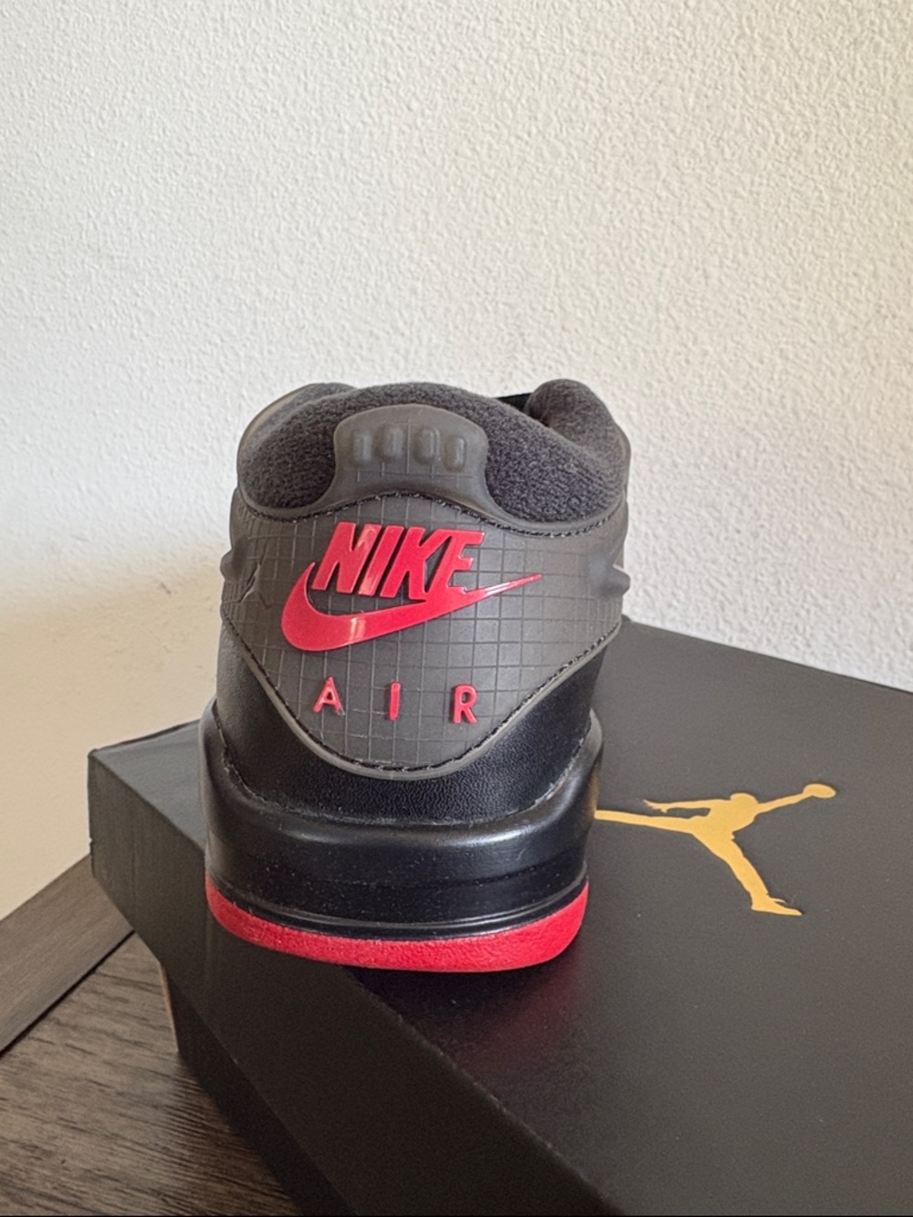 NIB [Jordan] Nike Air Jordan 4 RM Black/Red Youth/Men’s 6, 6.5 / Women’s 7.5, 8 - Picture 7 of 11